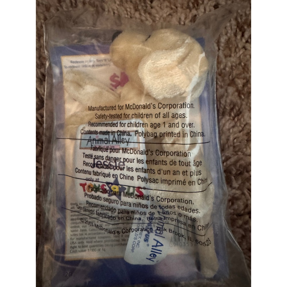McDonald's Happy Meal Animal Alley Complete Set of 8 Sealed Toys - Picture 7 of 16